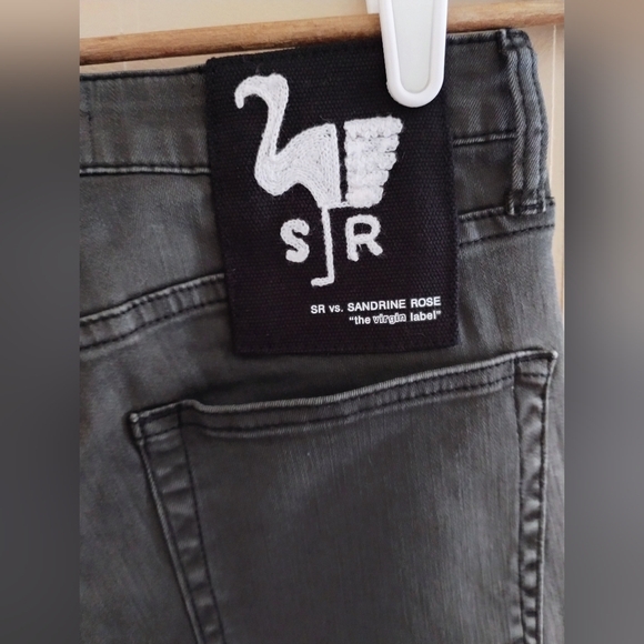 Free People SR vs Sandrine Rose "the virgin label" flared leg jeans size 28 NWT - Picture 3 of 6